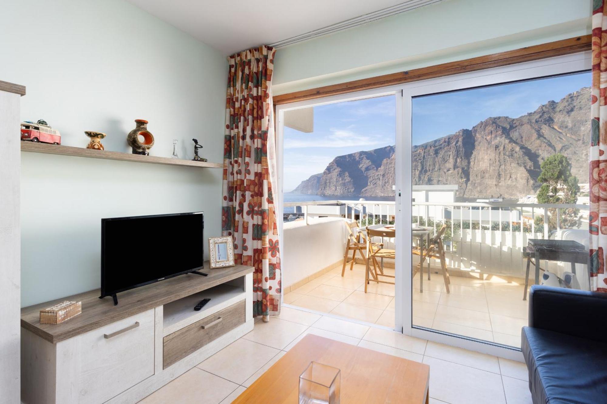 Okstay Los Gigantes With Ac, Terraces And Sea Views Santiago Del Teide Exterior photo